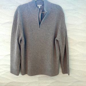 Garnet Hill men’s cashmere sweater